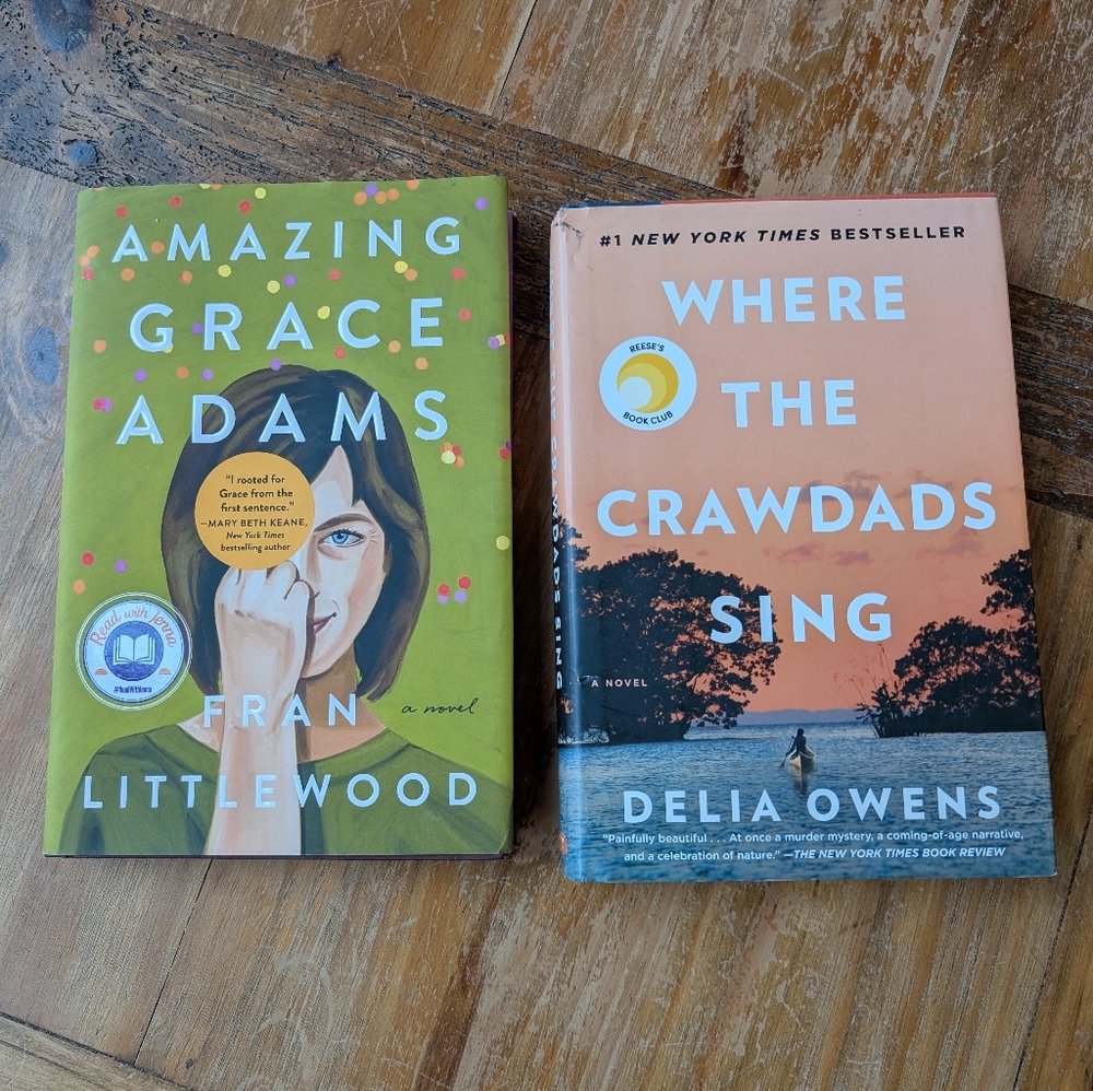Where The Crawdads Sing By Delia Owens & Amazing Grace Adams By Fran Littlewood